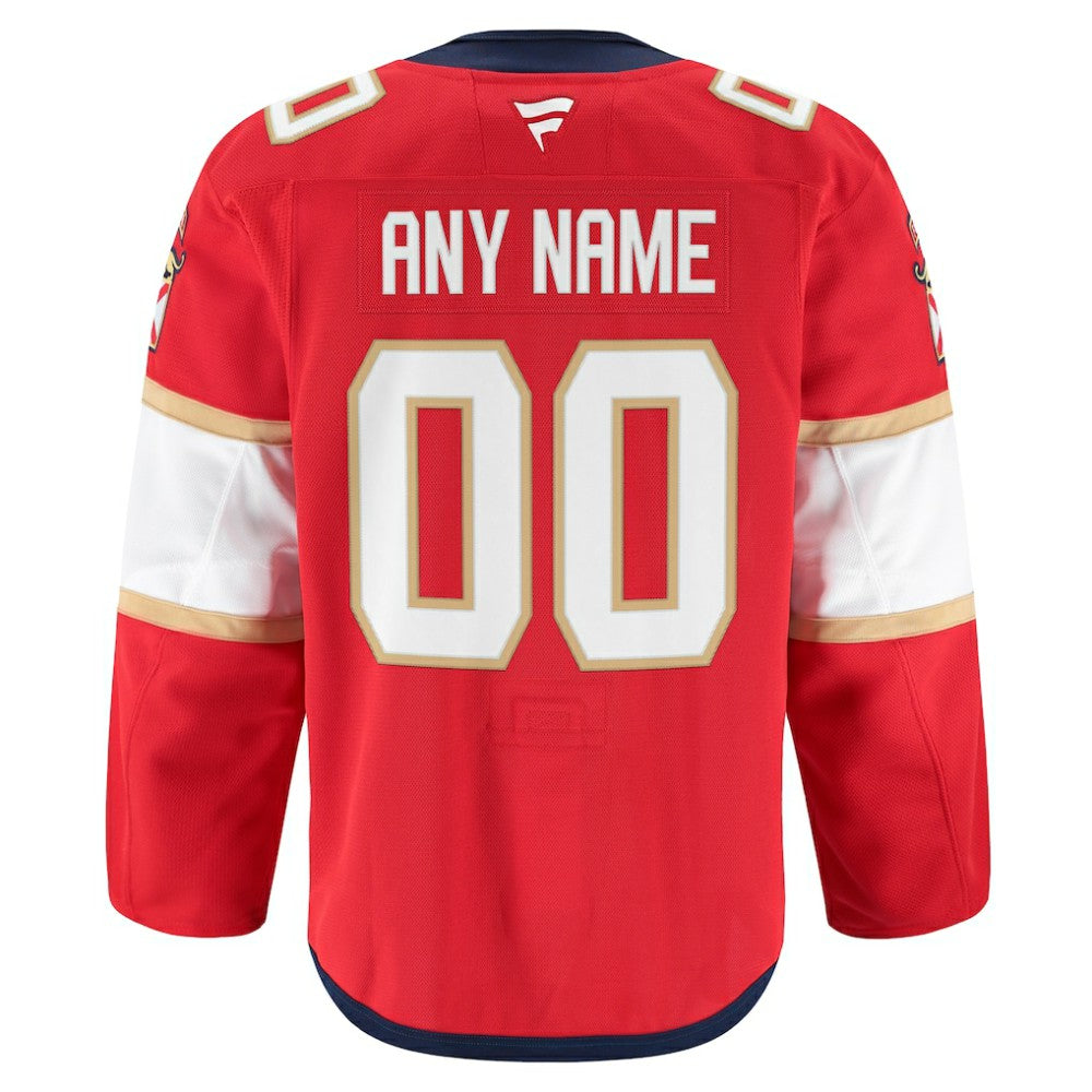 Florida Panthers Fanatics Home Authentic Pro Custom Jersey - Red | Fanatics Clearance