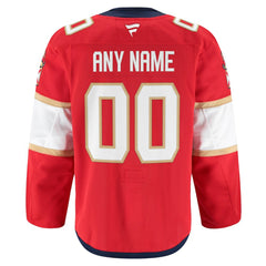 Florida Panthers Fanatics Home Authentic Pro Custom Jersey - Red | Fanatics Clearance