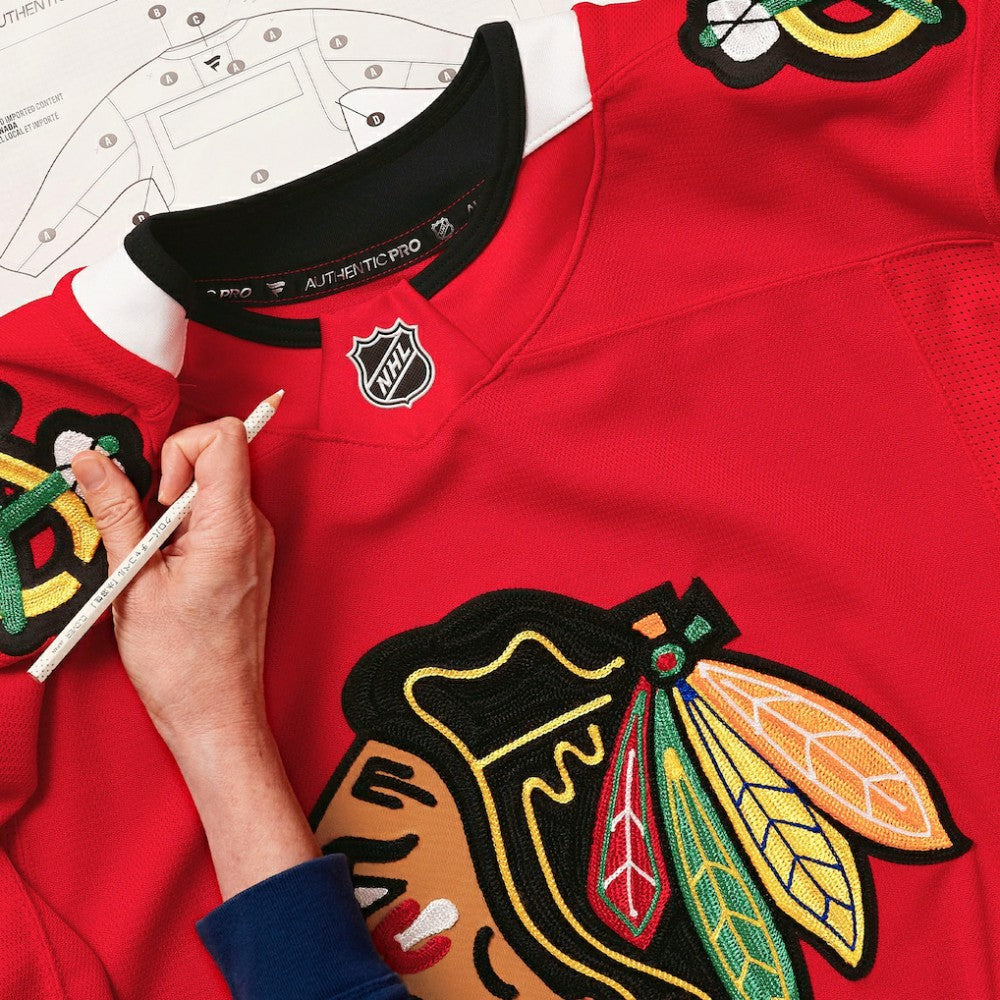 Chicago Blackhawks Fanatics Home Authentic Pro Custom Jersey - Red | Fanatics Lifestyle