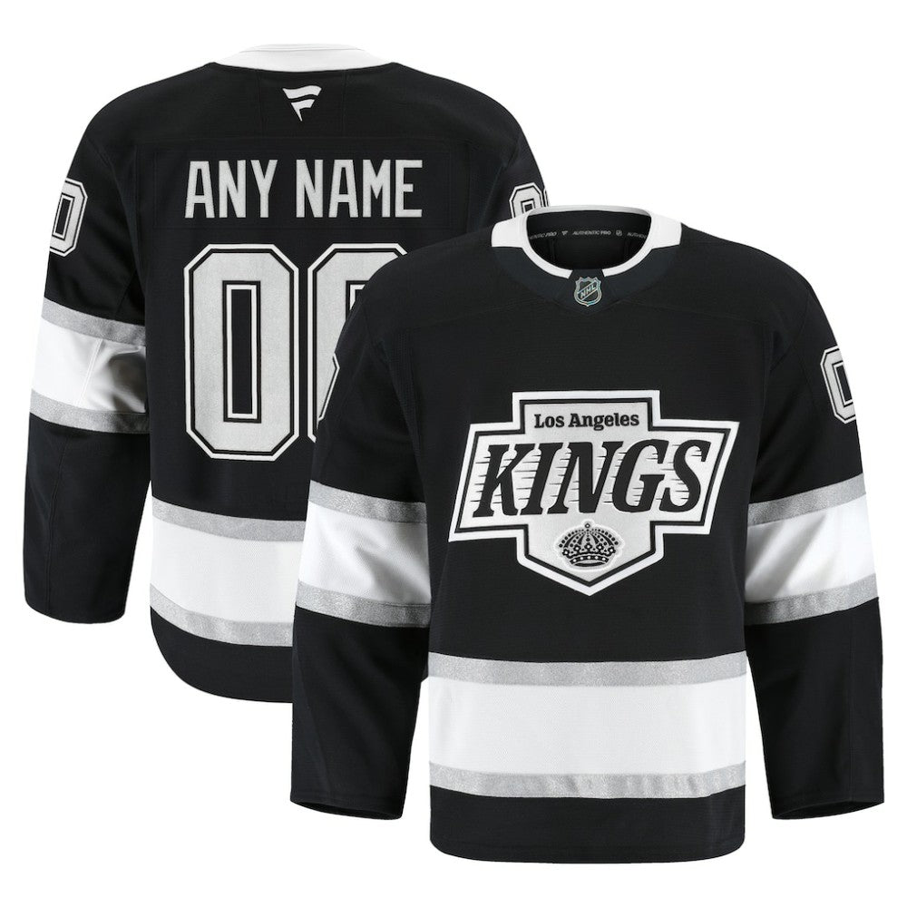 Los Angeles Kings Fanatics Home Authentic Pro Custom Jersey - Black | Fanatics Clearance