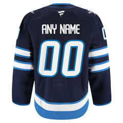 Winnipeg Jets Fanatics Home Authentic Pro Custom Jersey - Navy | Fanatics Clearance