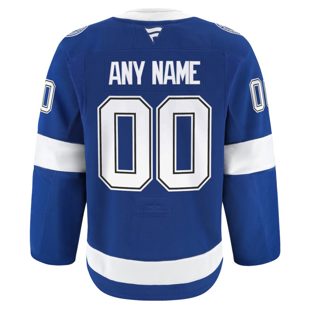 Tampa Bay Lightning Fanatics Home Authentic Pro Custom Jersey - Blue | Fanatics Clearance