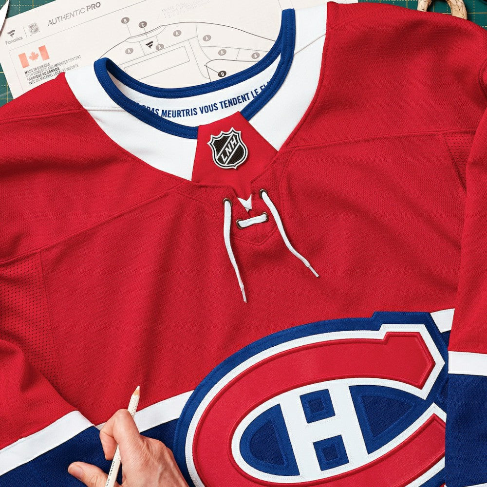 Montreal Canadiens Fanatics Home Authentic Pro Custom Jersey - Red | Fanatics Clearance