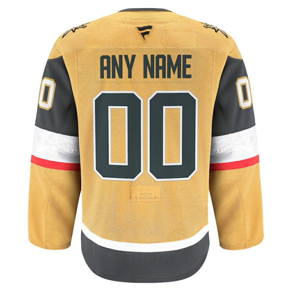 Vegas Golden Knights Fanatics Home Authentic Pro Custom Jersey - Gold | Fanatics sale