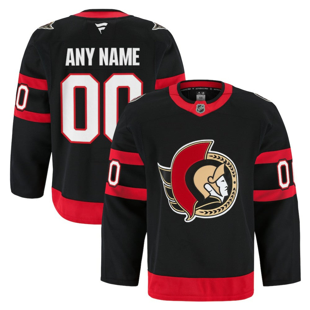 Ottawa Senators Fanatics Home Authentic Pro Custom Jersey - Black | Fanatics sale