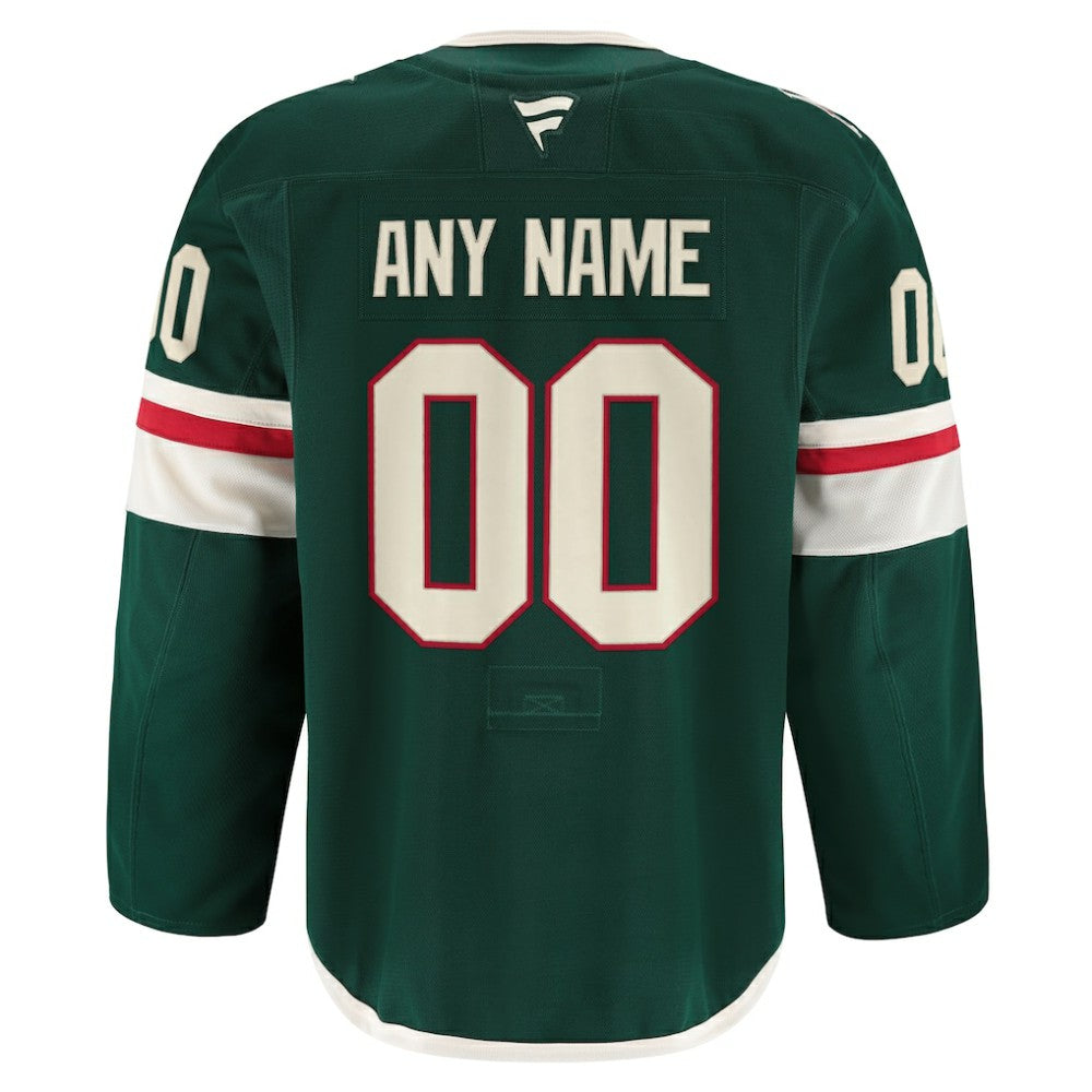 Minnesota Wild Fanatics Home Authentic Pro Custom Jersey - Green | Fanatics online