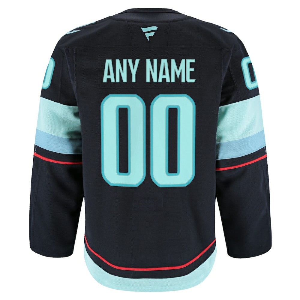 Seattle Kraken Fanatics Home Authentic Pro Custom Jersey - Navy | Fanatics on sale