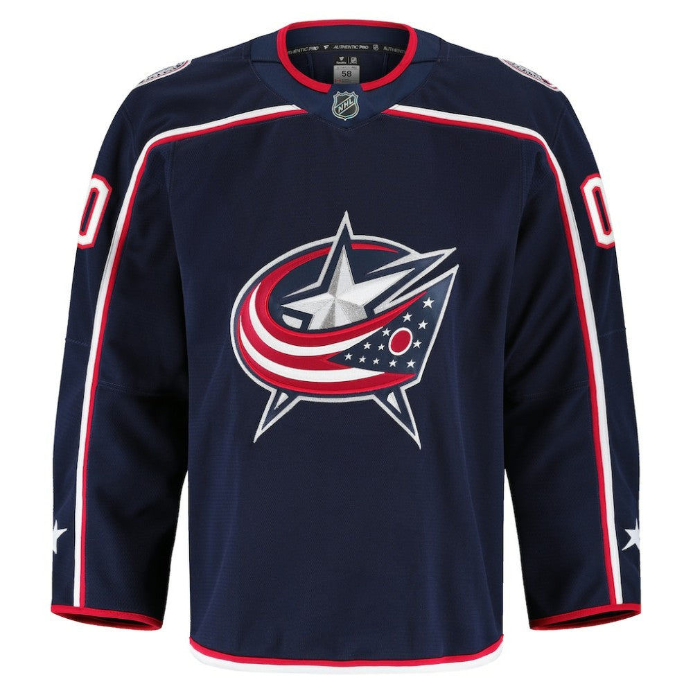 Columbus Blue Jackets Fanatics Home Authentic Pro Custom Jersey - Navy | Fanatics discount