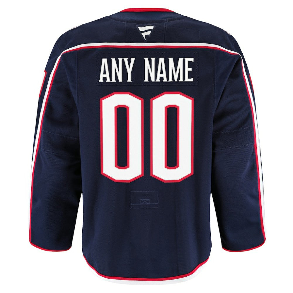 Columbus Blue Jackets Fanatics Home Authentic Pro Custom Jersey - Navy | Fanatics discount