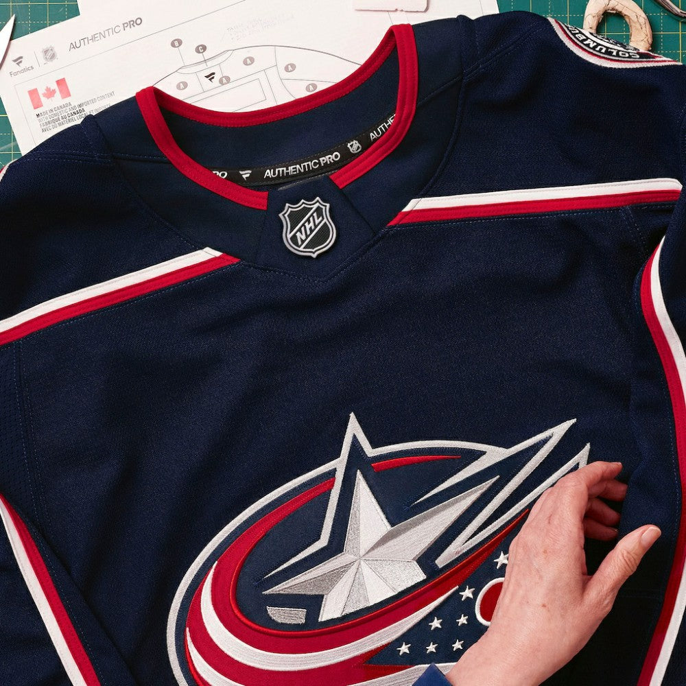 Columbus Blue Jackets Fanatics Home Authentic Pro Custom Jersey - Navy | Fanatics discount