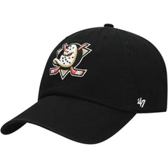 Anaheim Ducks '47 Core Logo Clean Up Adjustable Hat - Black | 47 brand online