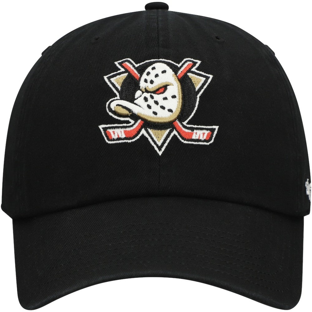 Anaheim Ducks '47 Core Logo Clean Up Adjustable Hat - Black | 47 brand online