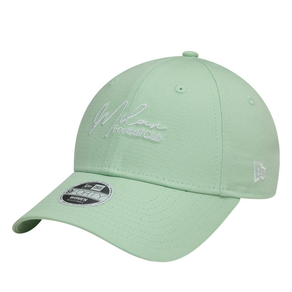 New Era - AC Milan New Era Women's Script 9FORTY Adjustable Hat - Light Green