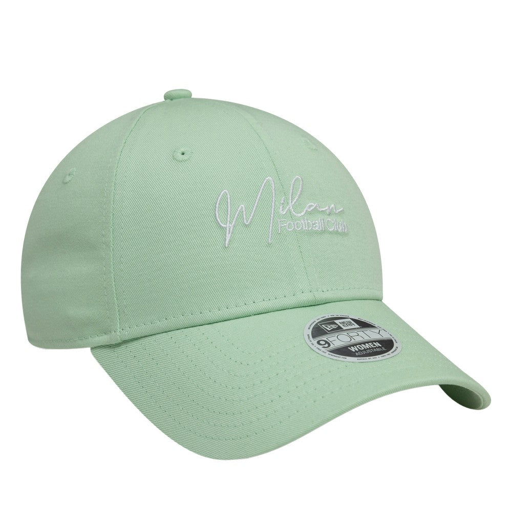 New Era - AC Milan New Era Women's Script 9FORTY Adjustable Hat - Light Green