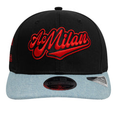 New Era - AC Milan New Era 9FIFTY Stretch-Snap Adjustable Hat - Black/Denim