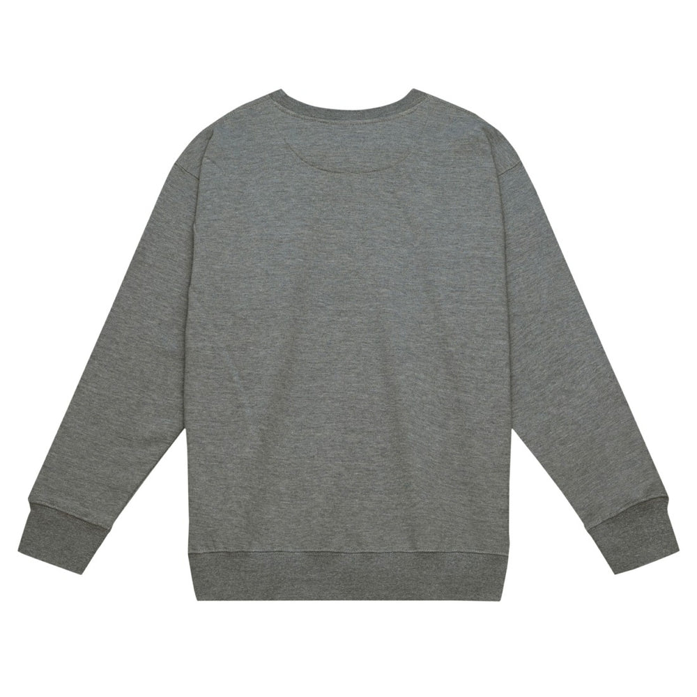 New York Jets Basic Fleece Pullover Sweatshirt - Heather Gray - Mitchell & Ness