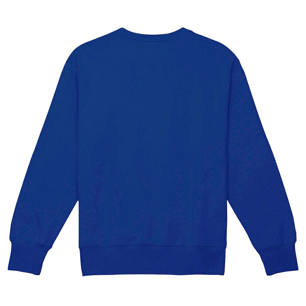New England Patriots Basic Fleece Pullover Sweatshirt - Navy - Mitchell & Ness