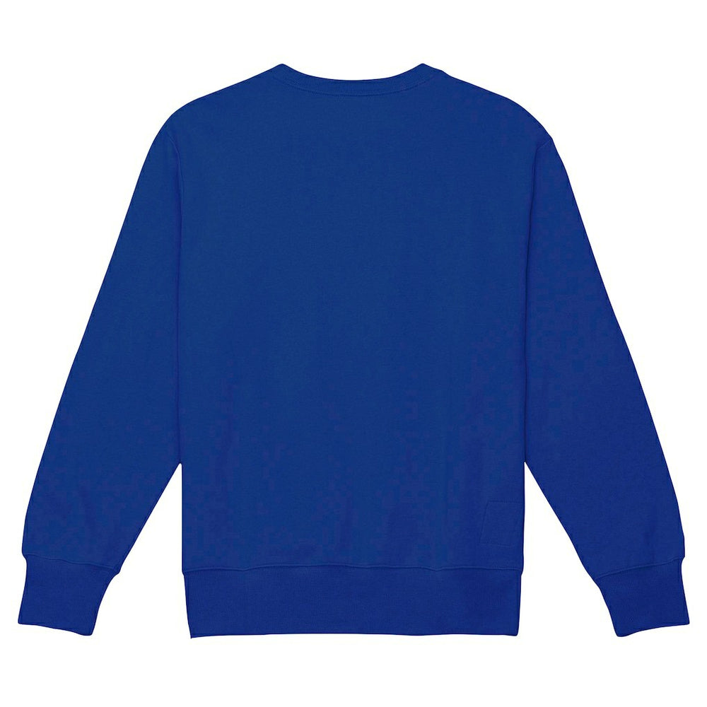 New England Patriots Basic Fleece Pullover Sweatshirt - Navy - Mitchell & Ness