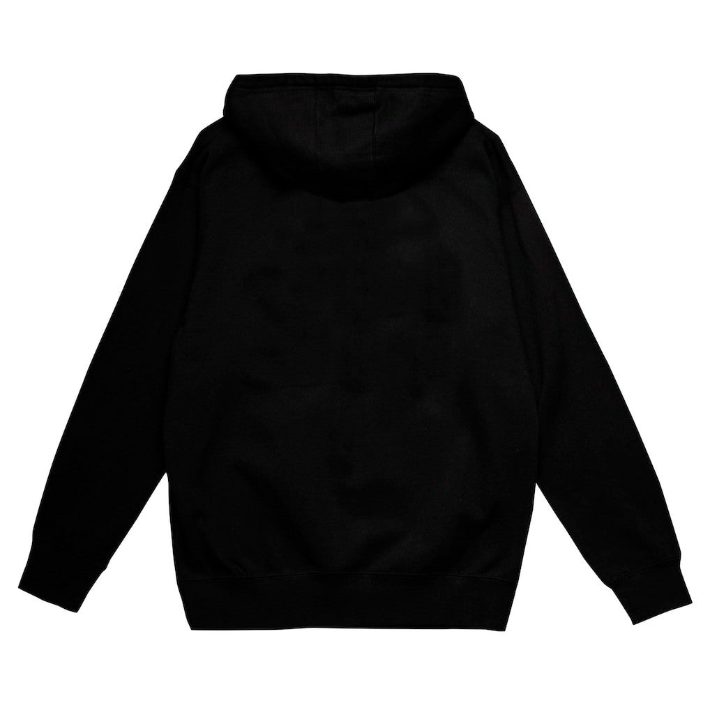 Cincinnati Bengals Helmet Logo Vintage Pullover Hoodie - Black - Mitchell & Ness