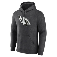 Arizona Cardinals Personalized Name & Number Monochrome Pullover Hoodie - Charcoal - NFL