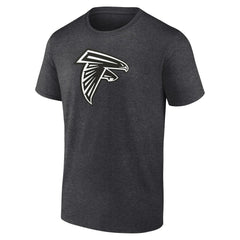 Atlanta Falcons Personalized Name & Number Monochrome T-Shirt - Charcoal - NFL