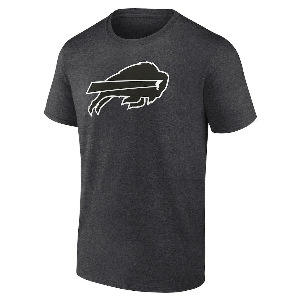 Buffalo Bills Personalized Name & Number Monochrome T-Shirt - Charcoal - NFL