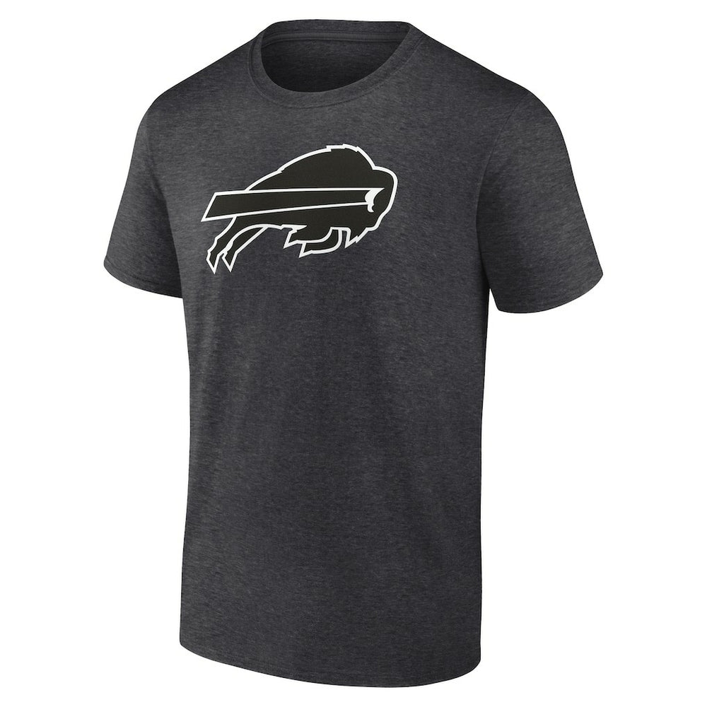 Buffalo Bills Personalized Name & Number Monochrome T-Shirt - Charcoal - NFL