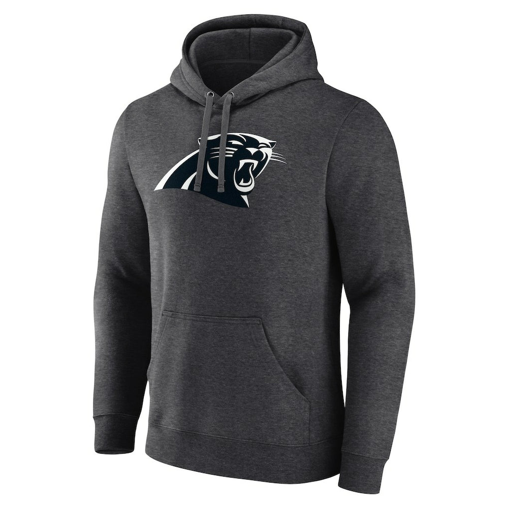 Carolina Panthers Personalized Name & Number Monochrome Pullover Hoodie - Charcoal - NFL