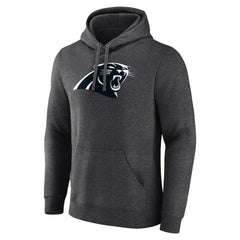 Carolina Panthers Personalized Name & Number Monochrome Pullover Hoodie - Charcoal - NFL