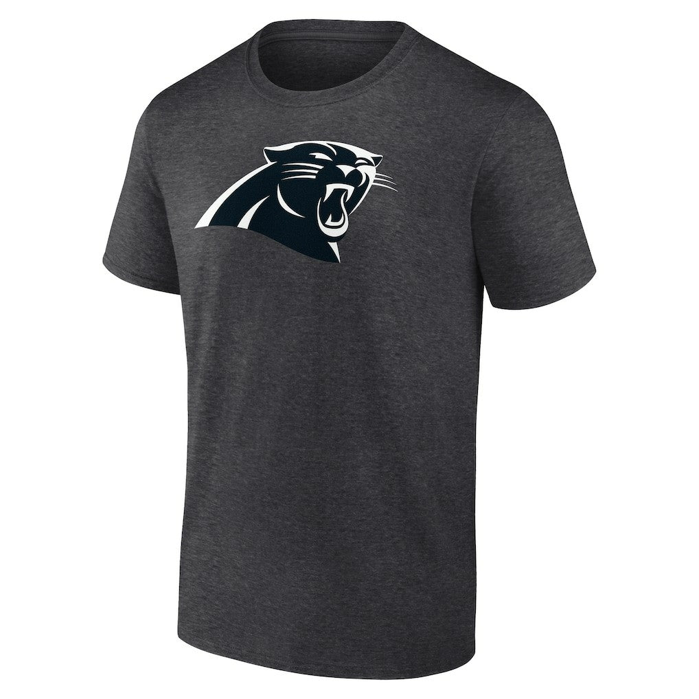 Carolina Panthers Personalized Name & Number Monochrome T-Shirt - Charcoal - NFL