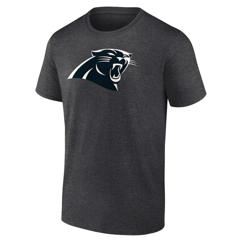 Carolina Panthers Personalized Name & Number Monochrome T-Shirt - Charcoal - NFL