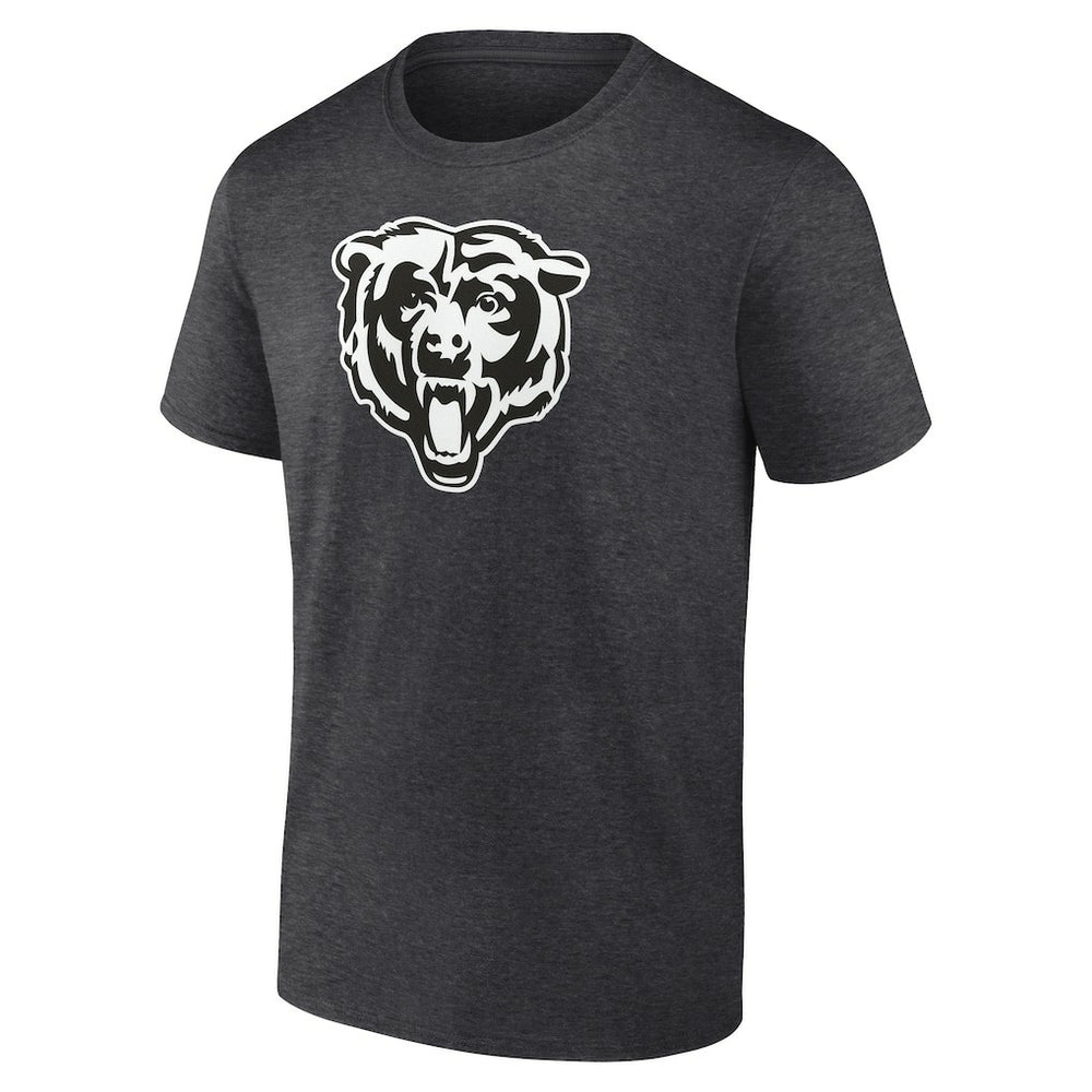 Chicago Bears Personalized Name & Number Monochrome T-Shirt - Charcoal - NFL