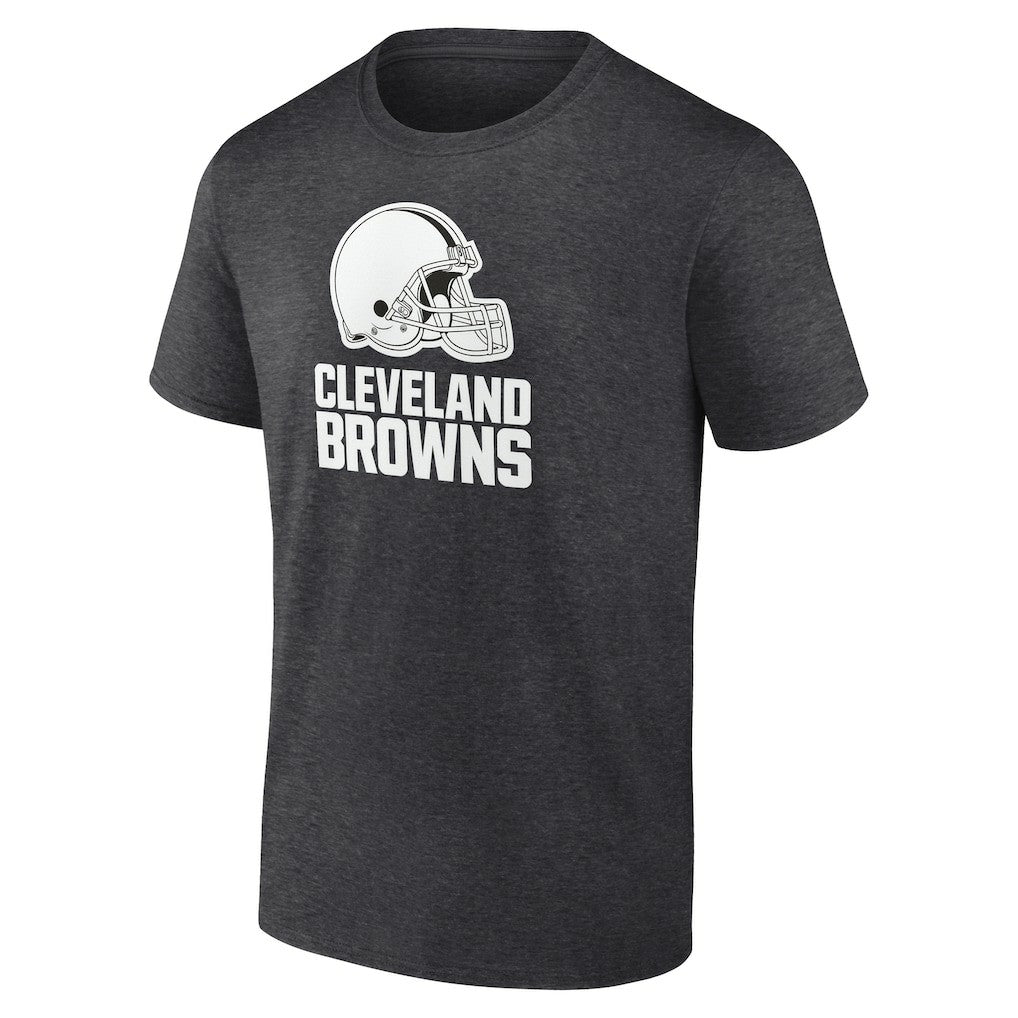 Cleveland Browns Personalized Name & Number Monochrome T-Shirt - Charcoal - NFL