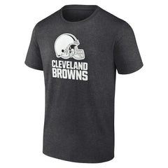 Cleveland Browns Personalized Name & Number Monochrome T-Shirt - Charcoal - NFL