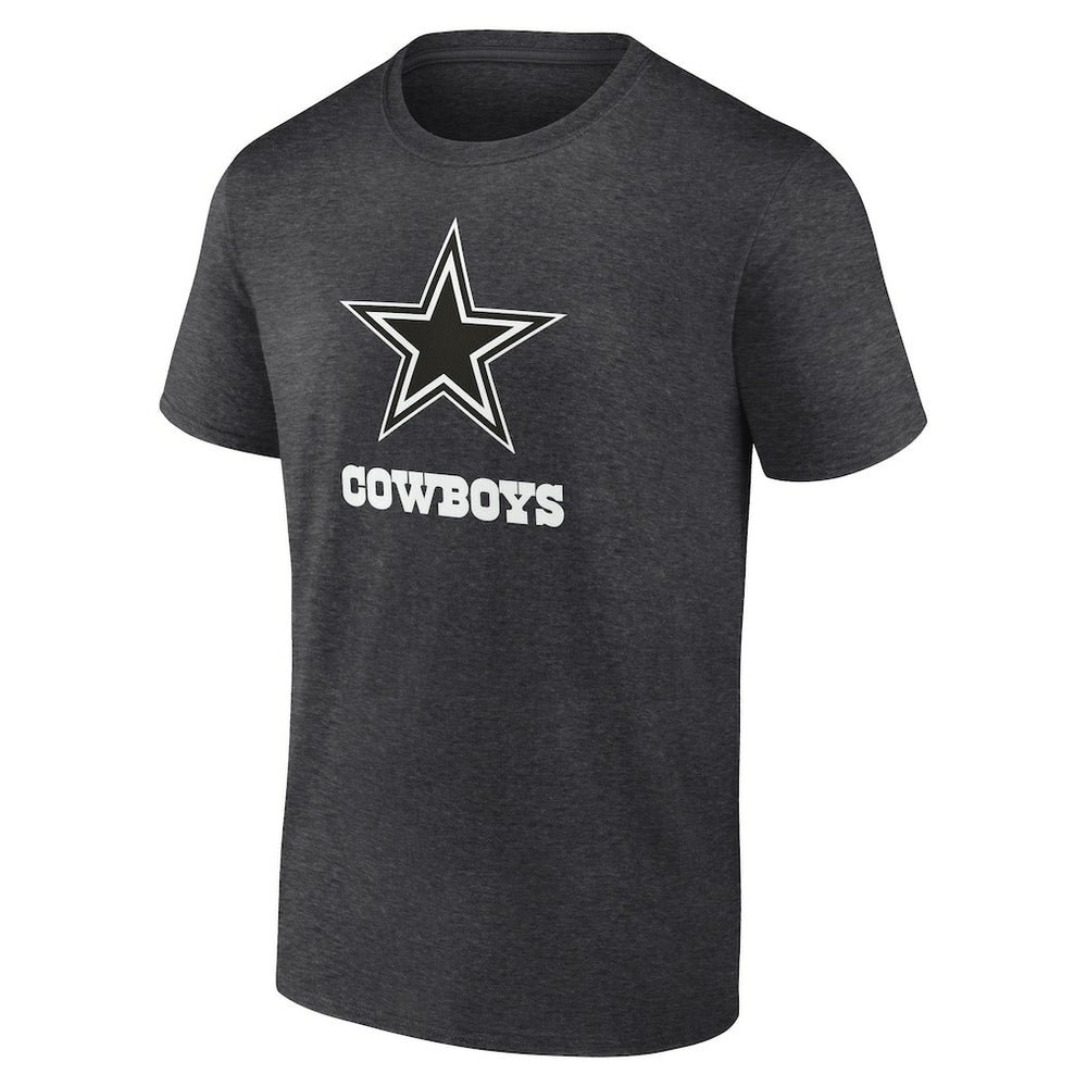 Dallas Cowboys Personalized Name & Number Monochrome T-Shirt - Charcoal - NFL