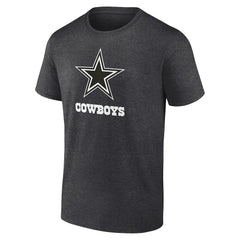 Dallas Cowboys Personalized Name & Number Monochrome T-Shirt - Charcoal - NFL