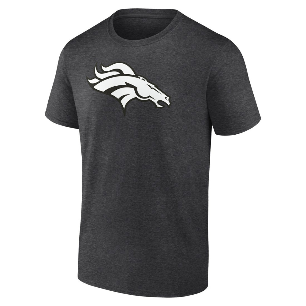 Denver Broncos Personalized Name & Number Monochrome T-Shirt - Charcoal - NFL