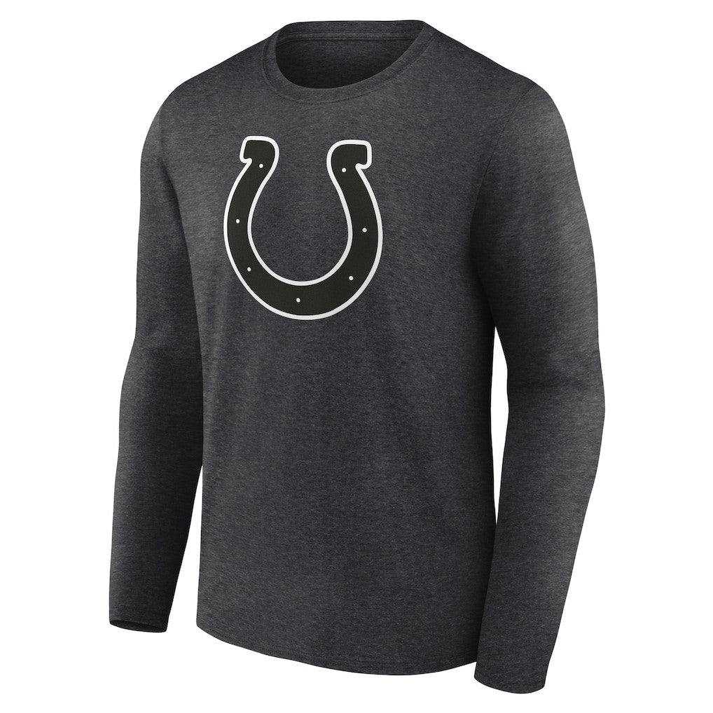 Indianapolis Colts Personalized Name & Number Monochrome Long Sleeve T-Shirt - Charcoal - NFL