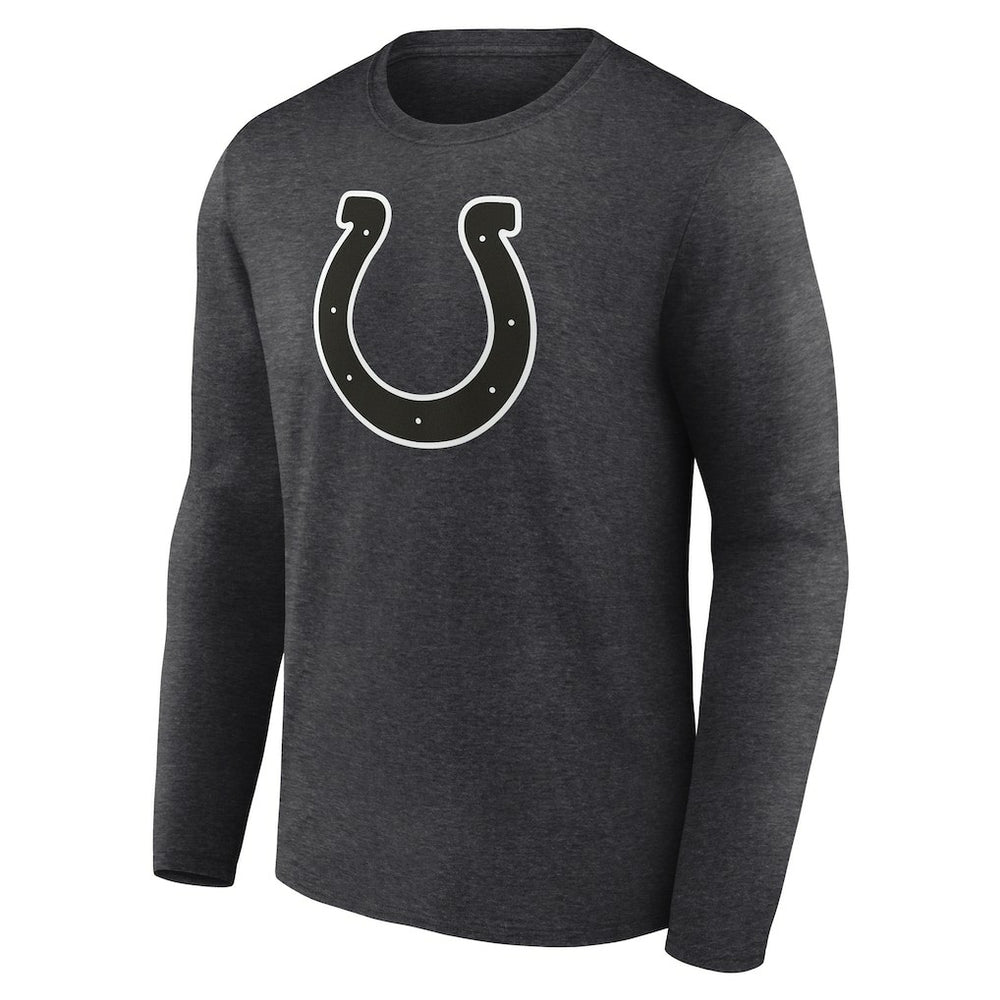 Indianapolis Colts Personalized Name & Number Monochrome Long Sleeve T-Shirt - Charcoal - NFL