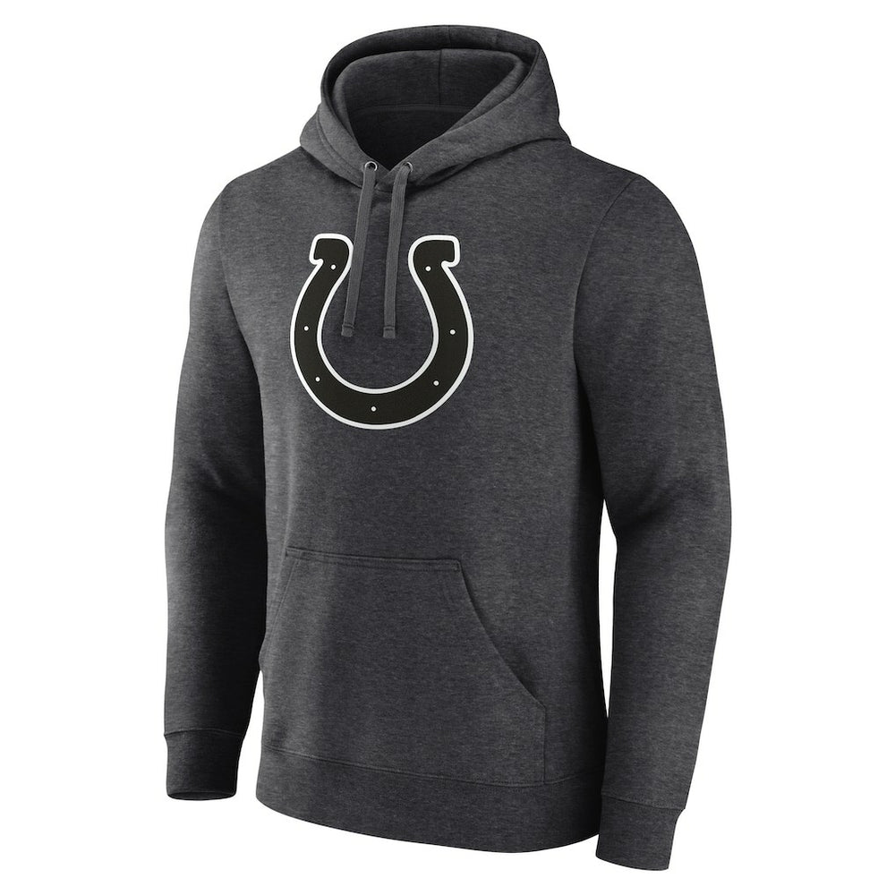 Indianapolis Colts Personalized Name & Number Monochrome Pullover Hoodie - Charcoal - NFL