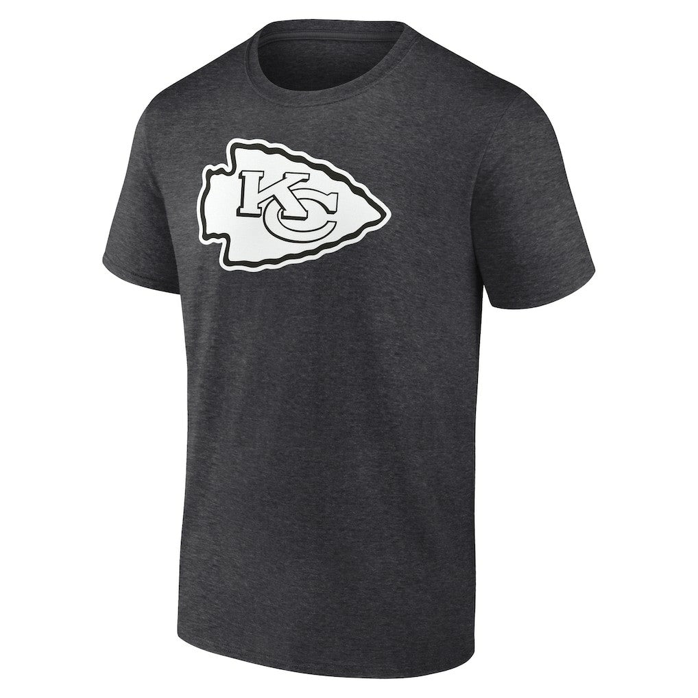 Kansas City Chiefs Personalized Name & Number Monochrome T-Shirt - Charcoal - NFL