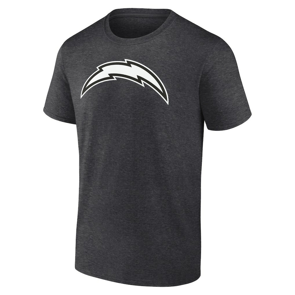 Los Angeles Chargers Personalized Name & Number Monochrome T-Shirt - Charcoal - NFL