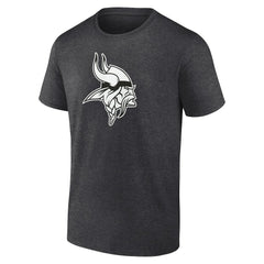 Minnesota Vikings Personalized Name & Number Monochrome T-Shirt - Charcoal - NFL