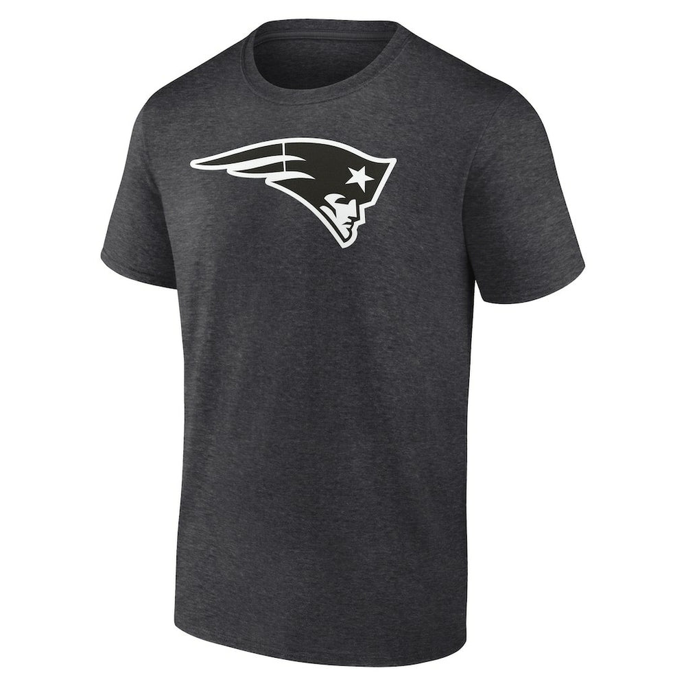 New England Patriots Personalized Name & Number Monochrome T-Shirt - Charcoal - NFL