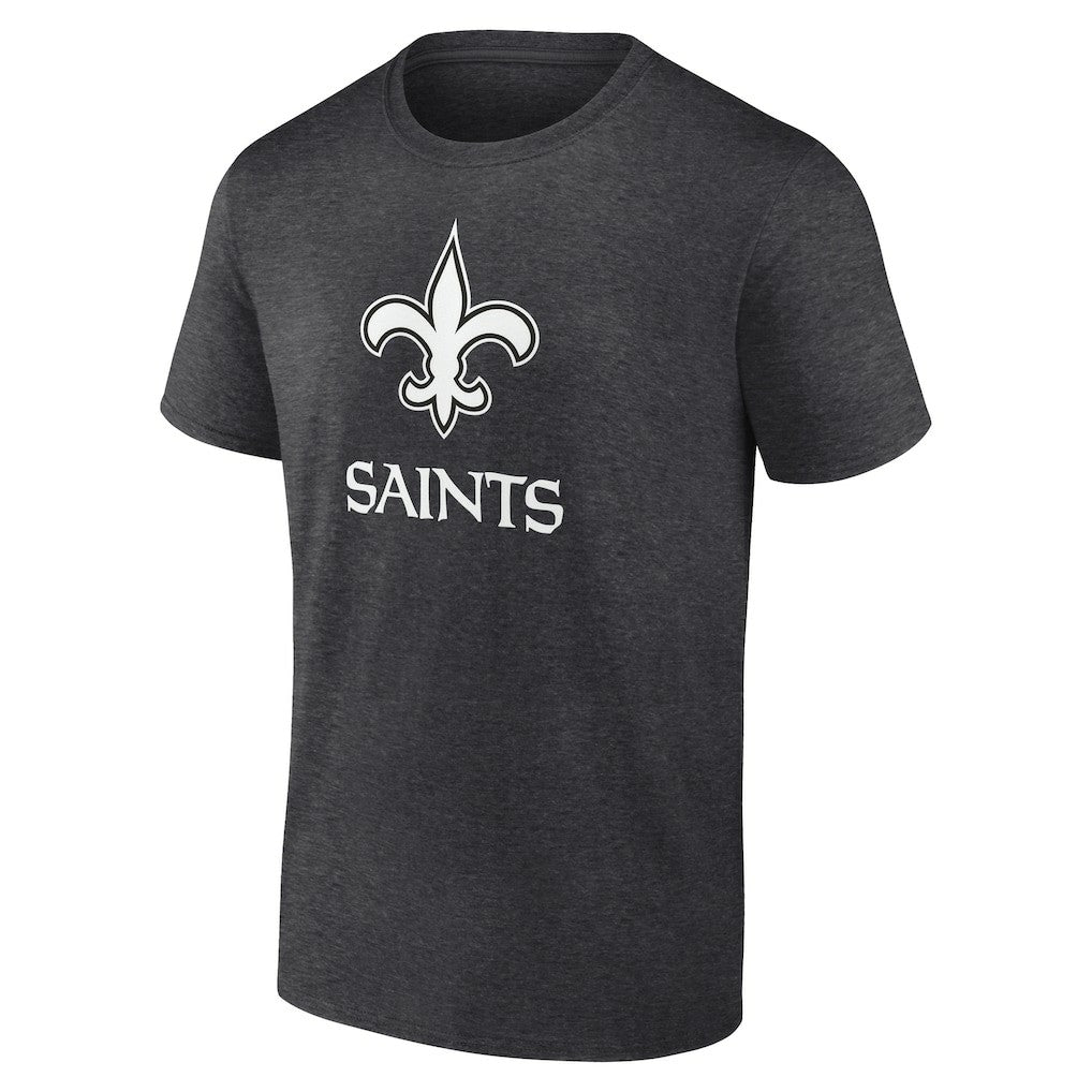 New Orleans Saints Personalized Name & Number Monochrome T-Shirt - Charcoal - NFL