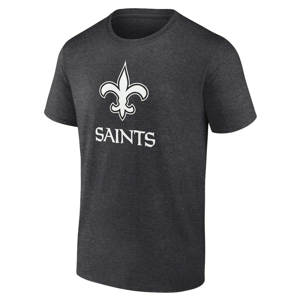 New Orleans Saints Personalized Name & Number Monochrome T-Shirt - Charcoal - NFL