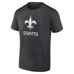 New Orleans Saints Personalized Name & Number Monochrome T-Shirt - Charcoal - NFL