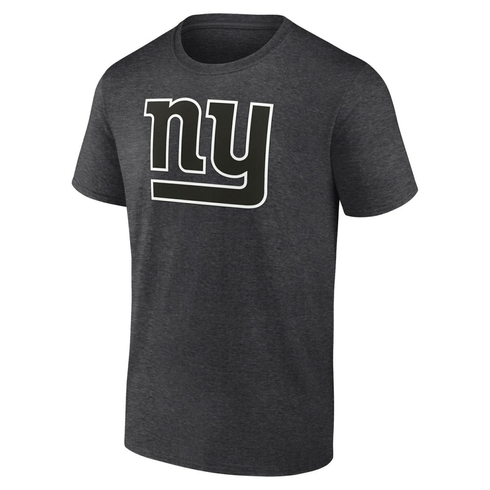 New York Giants Personalized Name & Number Monochrome T-Shirt - Charcoal - NFL