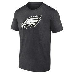 Philadelphia Eagles Personalized Name & Number Monochrome T-Shirt - Charcoal - NFL