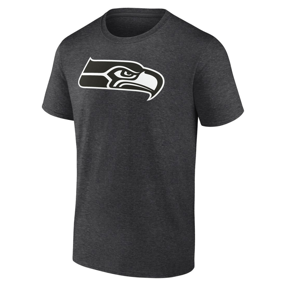 Seattle Seahawks Personalized Name & Number Monochrome T-Shirt - Charcoal - NFL